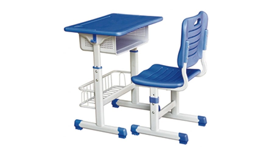 套管升降带篮课桌椅 RH-C012