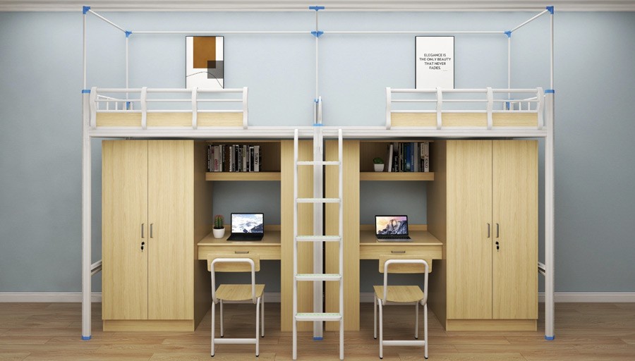 两连两人位侧梯组合床 RH-B013