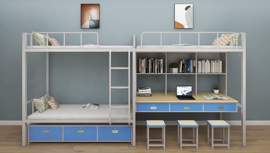 两连三人位侧梯组合床 RH-B024