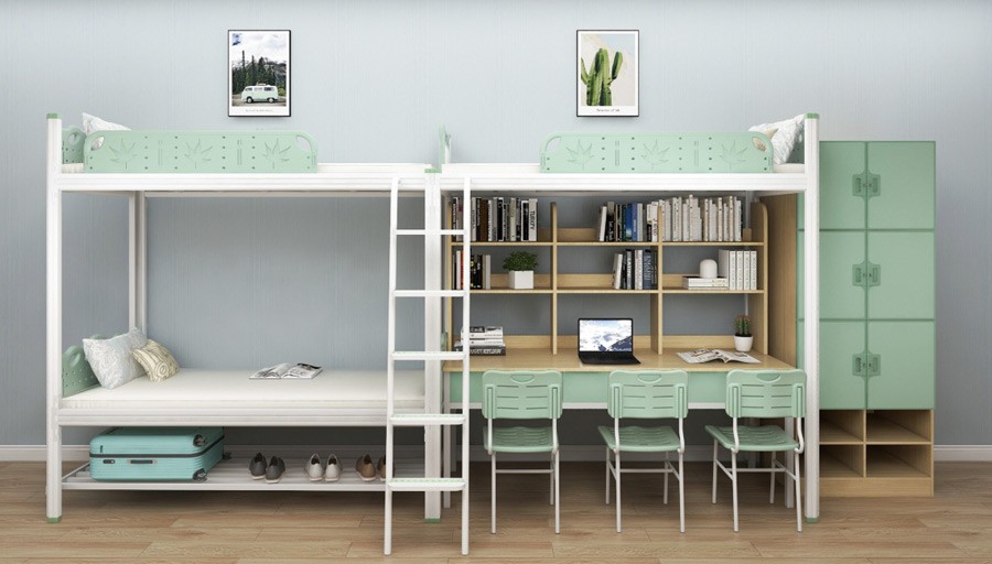 两连三人位侧梯组合床 RH-B026