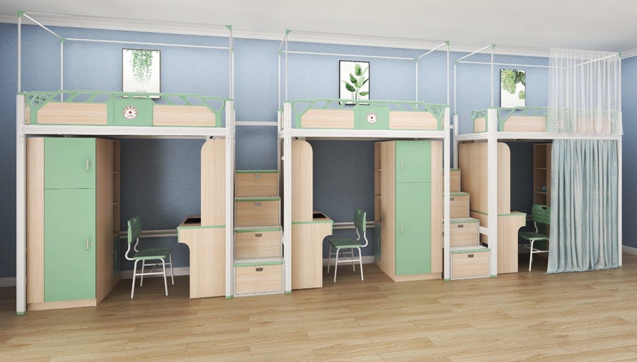 三连三人位中梯组合床 RH-B015