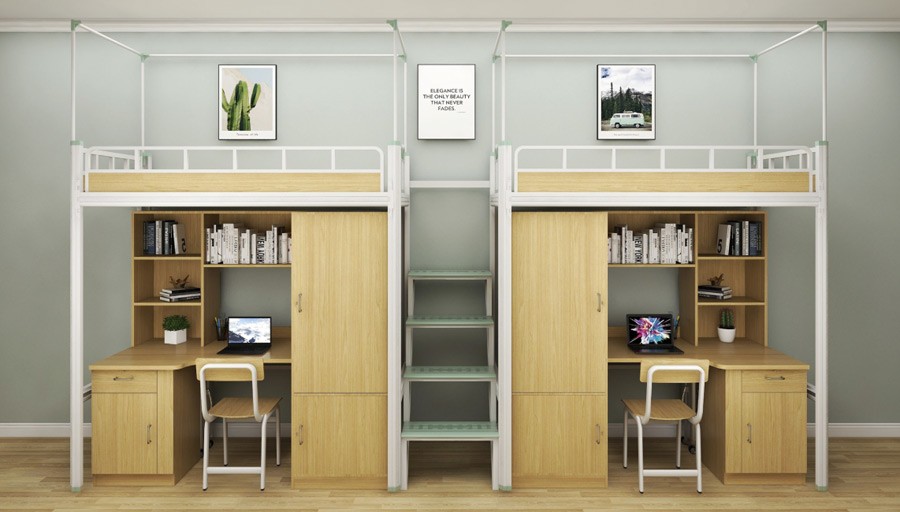 两连两人位中梯组合床 RH-B004