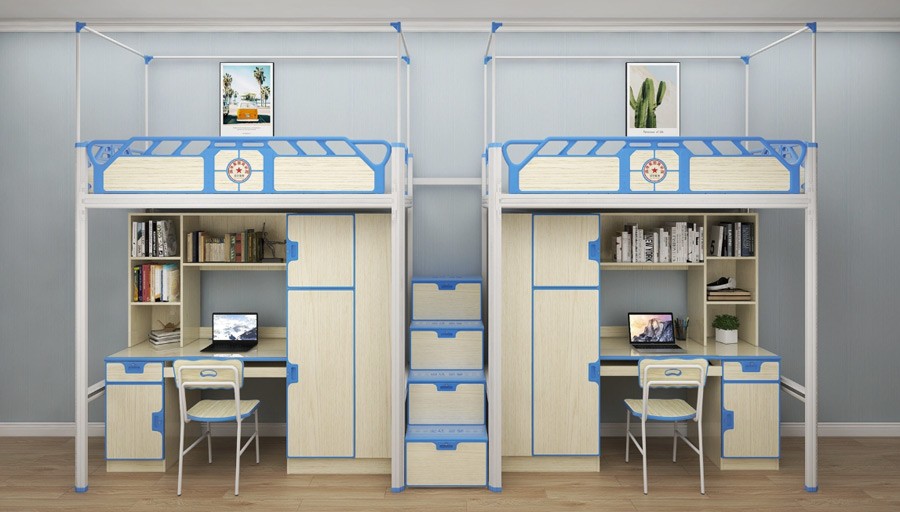 两连两人位中梯组合床 RH-B001