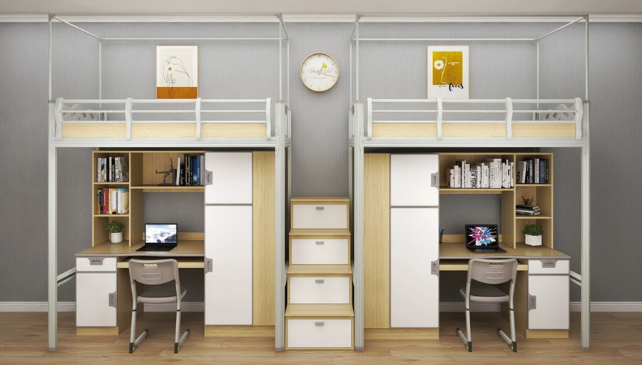 两连两人位中梯组合床 RH-B003